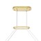 Cwi Lighting Genevieve LED Chandelier With Medallion Gold Finish 1063P47-169-RC - alternate 4